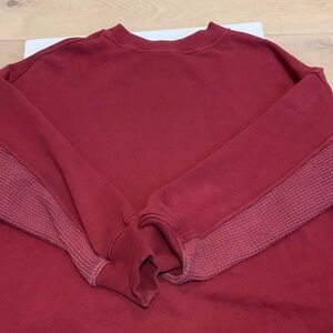 NWOT Aerie Fall Burgundy XXS Crewneck